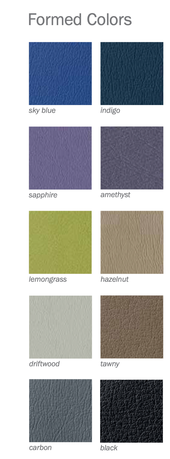 A-dec 500 Polstersatz Upholstery formed glatt