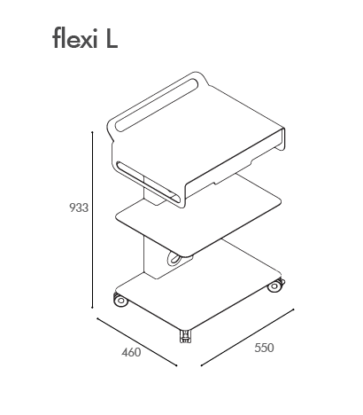 Edarredo "FLEXI" Cart Rollwagen