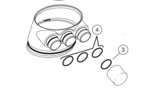 A-dec O-Ring Kit, Tri-Vac Canister 3 stk. 90.1357.00