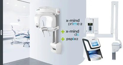 Acteon X-MIND® PRIME Bundle 2D OPG + PSPIX² Speicherfolienscanner + X Mind DC Kleinröntgen